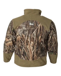 Banded Youth Fleece Jacket | MAX-7 -Hunting camouflage B3010003 UFS Fleece Youth Jacket Max7 Back 36964.1695667730