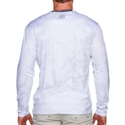 Realtree Men's Top Water Fishing Performance SPF 50+ Long Sleeve Shirt 12 Realtree Men's Top Water Fishing Performance SPF 50+ Long Sleeve Shirt -Hunting camouflage C11077 White Back Model 84779.1649103167