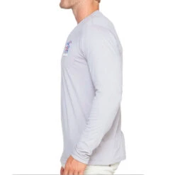 Realtree Men's  Fishing Ameribass Long Sleeve Shirt -Hunting camouflage C11085 GY Side 03192.1648066706