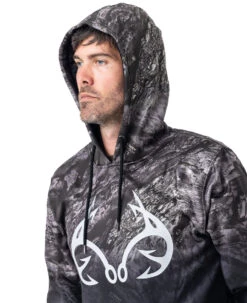 Realtree Men's Key West Charcoal Pullover Hoodie | Aspect 10 Realtree Men's Key West Charcoal Pullover Hoodie | Aspect -Hunting camouflage C11184 BK HOODIE 26012.1684266106