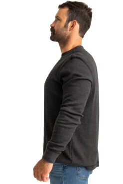 Realtree Men's Highwayman Black Work Thermal Long Sleeve Shirt -Hunting camouflage C11217 BK detail3 36832.1693257492