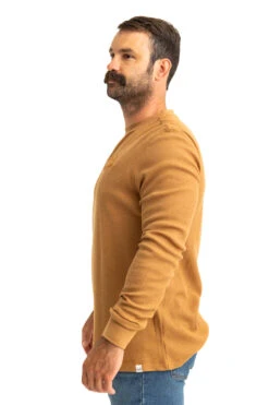 Realtree Men's Highwayman Brown Work Thermal Long Sleeve Shirt -Hunting camouflage C11217 BR detail3 66924.1693257874