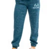 Realtree Women's Applejack Blue Speckled Fleece Jogger -Hunting camouflage C30387 BL FRONT 37577.1693236216