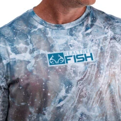 Realtree Men's RTF COV3 Long Sleeve Performance Shirt -Hunting camouflage Cove Mens Logo 44293.1656344508