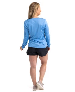 Realtree Fishing Women's Performance Blue Long Sleeve Shirt -Hunting camouflage FishingBlueWomens7 25210.1683141211