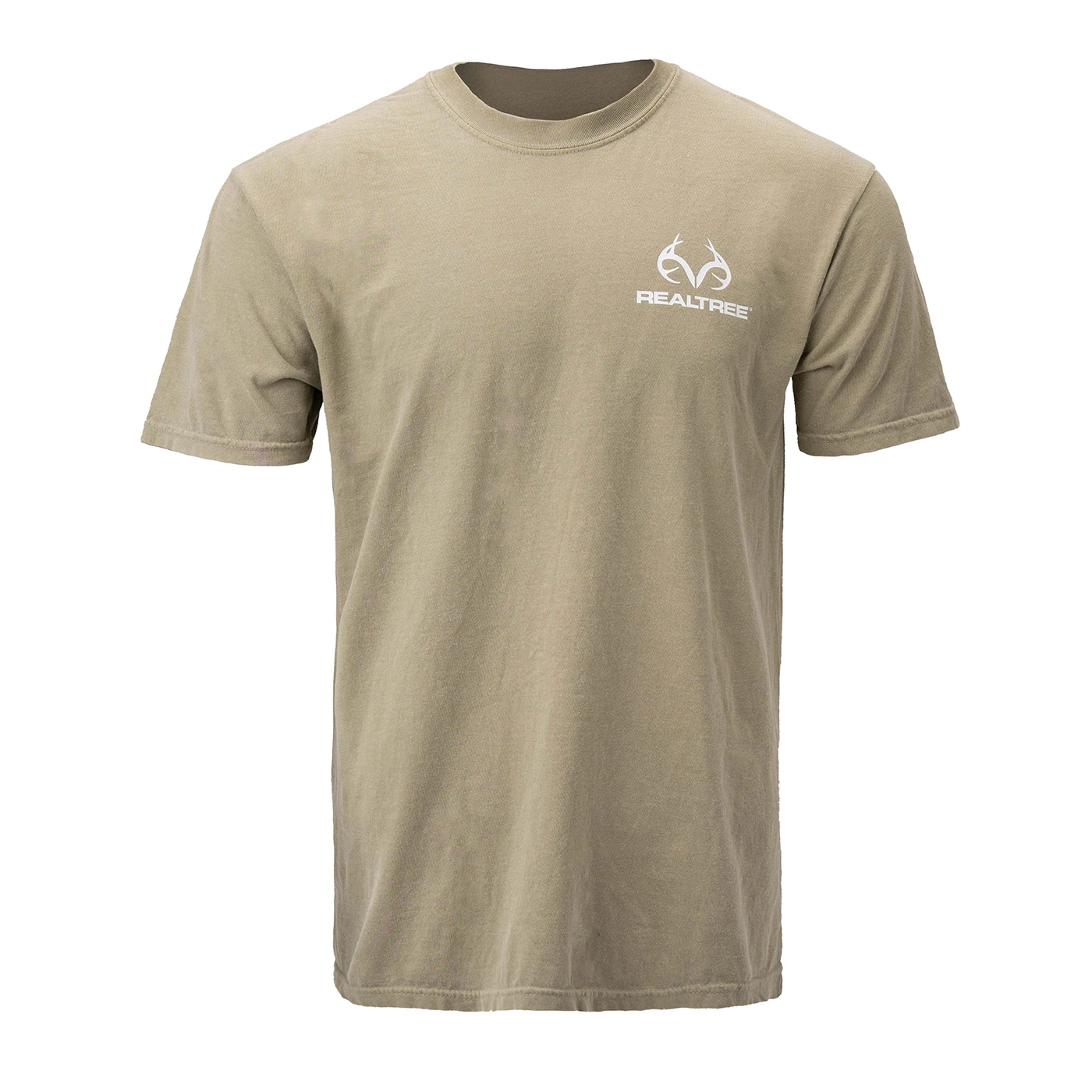 Realtree Men's Lab Shirt Comfort Colors Khaki 4 Realtree Men's Lab Shirt Comfort Colors Khaki - Image 2
