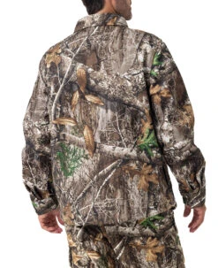 Realtree Men's Camo Bowslayer Hunting Shirt Jacket | EDGE -Hunting camouflage M10003 ED BACK 71188.1684252015