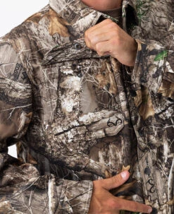 Realtree Men's Camo Bowslayer Hunting Shirt Jacket | EDGE -Hunting camouflage M10003 ED COLLAR 53627.1684252016