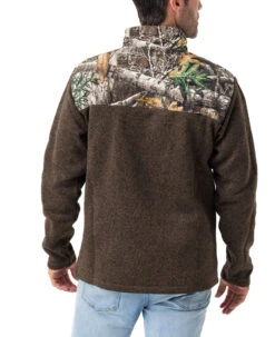 Realtree Men's Crater Valley Sweater Fleece ¼ Zip Jacket | EDGE 11 Realtree Men's Crater Valley Sweater Fleece ¼ Zip Jacket | EDGE -Hunting camouflage M10031 ED BACK 07806.1684268533