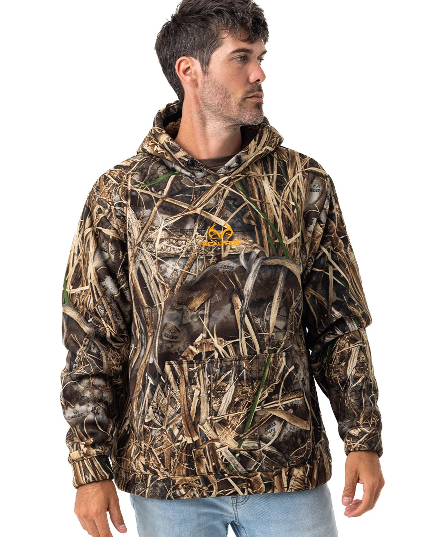 Realtree Men's Sherpa Hoodie | MAX-7 3 Realtree Men's Sherpa Hoodie | MAX-7