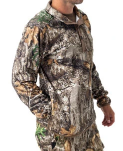 Realtree Men's Boar Ridge Fleece Pullover | EDGE -Hunting camouflage M1333 ED SIDE 87988.1684252132