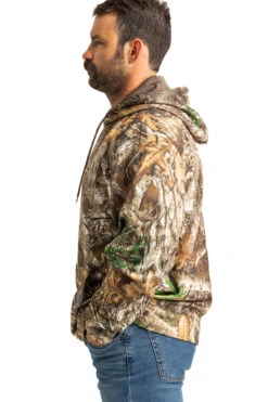 Realtree Men's Poly Hoodie | EDGE -Hunting camouflage M304 ED detail2 93516.1693497075