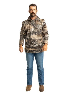 Realtree Men's Poly Hoodie | EXCAPE -Hunting camouflage M304 EX front 49843.1693497724