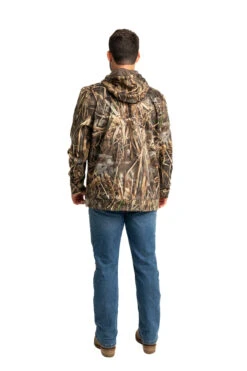 Realtree Men's Poly Hoodie | MAX-7 -Hunting camouflage M304 M7 back 49457.1693490416