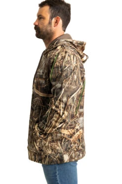 Realtree Men's Poly Hoodie | MAX-7 -Hunting camouflage M304 M7 detail2 47040.1693490418