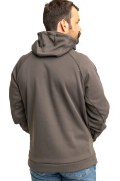 Realtree Men's Gray Pullover Hoodie With Vented Face Mask -Hunting camouflage M307 CHAR back2 32105.1693491142