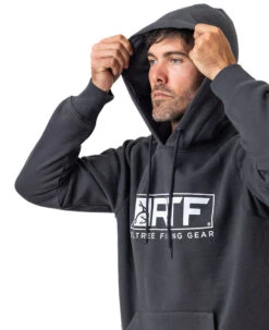 Realtree Fishing Men's Black Hoodie -Hunting camouflage M405 CHAR HOODIE 69772.1684266347