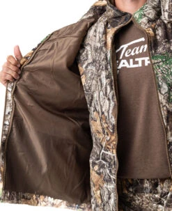 Realtree Men's Camo 4 In 1 Hunting Parka Jacket | EDGE -Hunting camouflage M644 ED DOUBLE JACKET 21479.1684252374