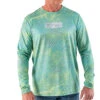 Realtree Men's RTF Mako Green Long Sleeve Performance Shirt -Hunting camouflage Mako Green Shirt model 93544.1656344864