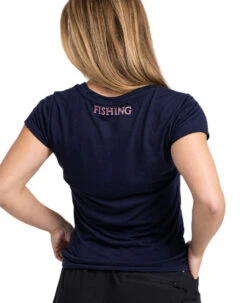 Realtree Women's Dual Blend V-neck Shirt -Hunting camouflage Navy RT Vneck 880x10802 24127.1682541540