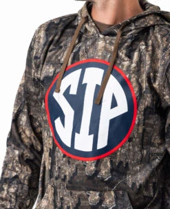 Realtree Men's Ole Miss SIP Pullover Hoodie -Hunting camouflage OM500 TM LOGO 85546.1684268324