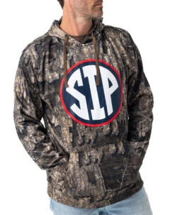 Realtree Men's Ole Miss SIP Pullover Hoodie -Hunting camouflage OM500 TM SIDE 88670.1684268324