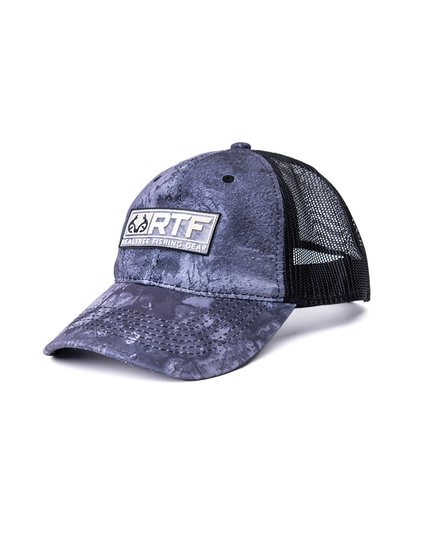 Realtree Fishing Mesh Back Black Hat | WAV3 3 Realtree Fishing Mesh Back Black Hat | WAV3