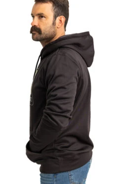 Realtree Men's Coldsnap Black Performance Hoodie -Hunting camouflage RJOFH11235 B001 SIDE 73070.1693240852