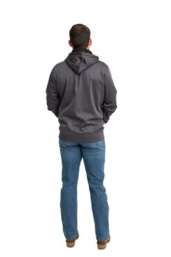 Realtree Men's Coldsnap Gray Performance Hoodie -Hunting camouflage RJOFH11235 B057 BACK FULL 53903.1693240811