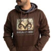 Realtree Men's Coldsnap Brown Performance Hoodie 1 Realtree Men's Coldsnap Brown Performance Hoodie -Hunting camouflage RJOFH11235 B200 MODEL FRONT 36195.1693240829