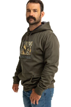 Realtree Men's Coldsnap Green Performance Hoodie -Hunting camouflage RJOFH11235 B319 SKEWED 40314.1693240785