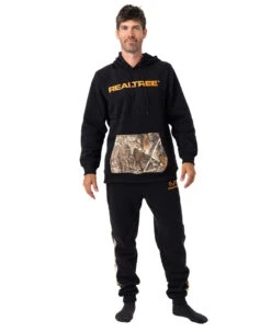 Realtree Men's Camo Tracksuit 2-Piece Hoodie Fleece And Jogger Set -Hunting camouflage RO503 FULL 87527.1684251498