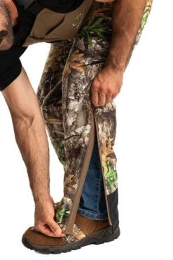 Realtree Camo Pro Staff Insulated Waterproof Bibs | EDGE -Hunting camouflage RO529 ED ZIPPER 34709.1692996001