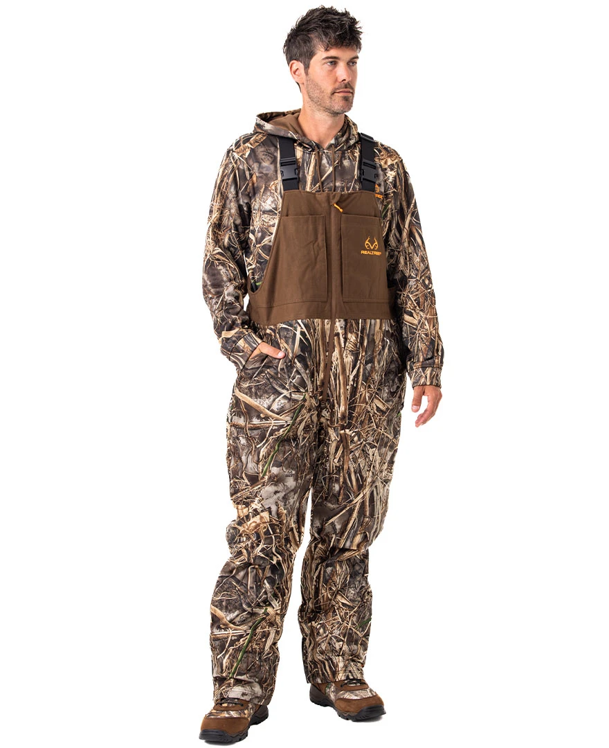 Realtree Camo Pro Staff Insulated Waterproof Bibs | MAX-7 3 Realtree Camo Pro Staff Insulated Waterproof Bibs | MAX-7