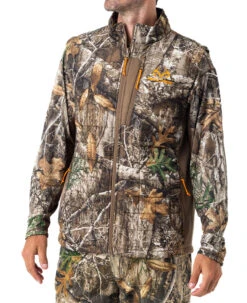 Realtree Men's Camo Pro Staff Reversible Hybrid Puffer Vest 18 Realtree Men's Camo Pro Staff Reversible Hybrid Puffer Vest -Hunting camouflage RO530 ED FULL FRONT 66375.1684270841