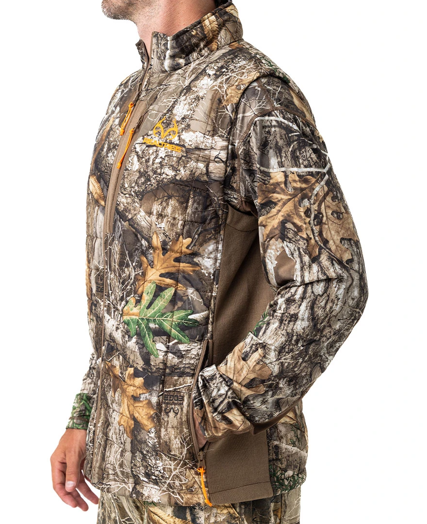 Realtree Men's Camo Pro Staff Reversible Hybrid Puffer Vest 6 Realtree Men's Camo Pro Staff Reversible Hybrid Puffer Vest - Image 4