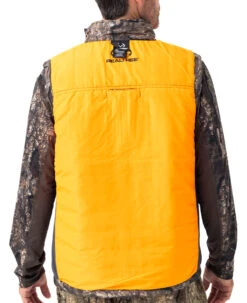 Realtree Men's Camo Pro Staff Reversible Hybrid Puffer Vest 30 Realtree Men's Camo Pro Staff Reversible Hybrid Puffer Vest -Hunting camouflage RO530 TM BLAZE BACK 64880.1684270843