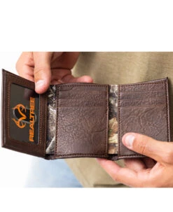 Realtree Antler Logo Trifold Wallet -Hunting camouflage RO98041 BR OPEN 20218.1684271480