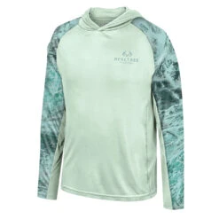Realtree Men's Gulf Stream Fishing Performance Long Sleeve Shirt -Hunting camouflage RRTTH11185 B373 MF 75904.1674146833