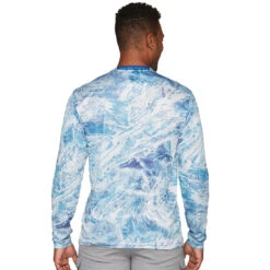 Realtree Men's Gulf Stream Performance Fishing Long Sleeve Shirt -Hunting camouflage RRTTL11186 BACK 20954.1674147716