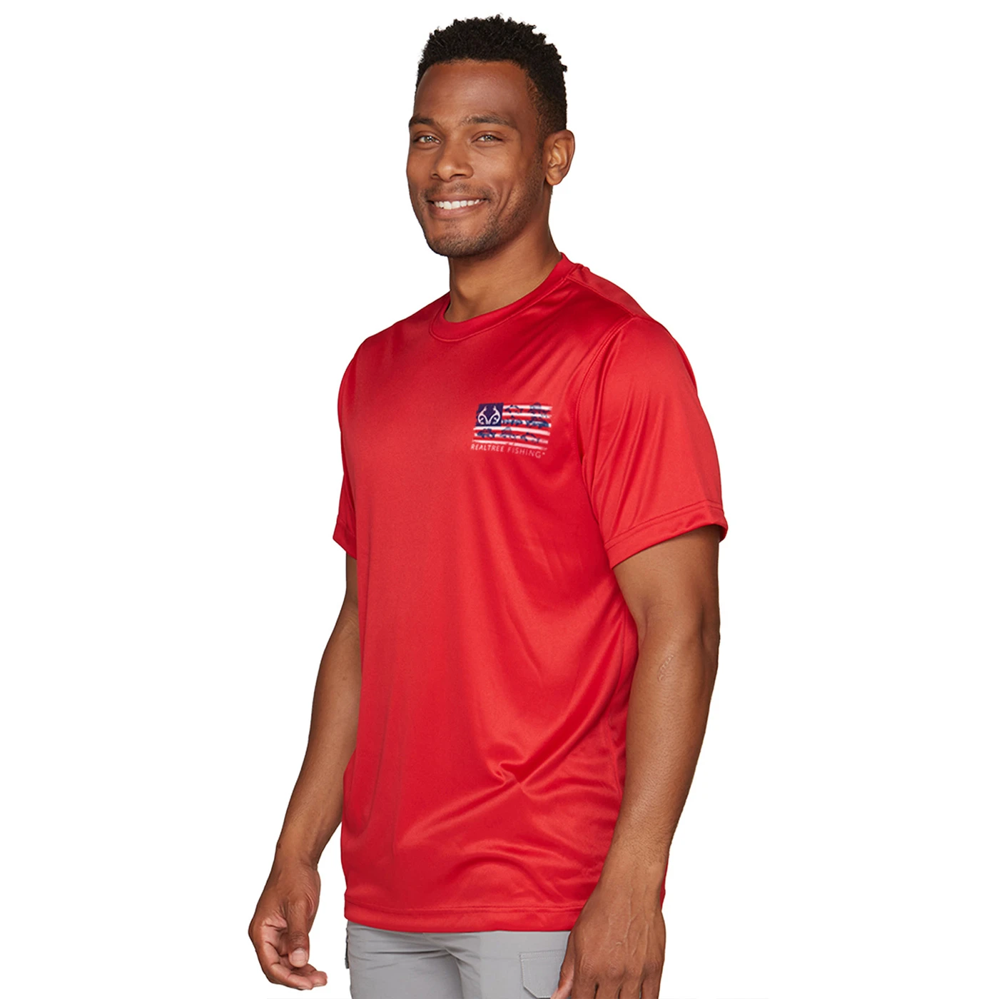 Realtree Men's Plymouth Fishing Short Sleeve Performance Shirt 5 Realtree Men's Plymouth Fishing Short Sleeve Performance Shirt - Image 3