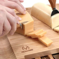 Realtree Bamboo Charcuterie Cheese Board And Knife Set -Hunting camouflage RTS BBCSBD NT cheese 45693.1630506805