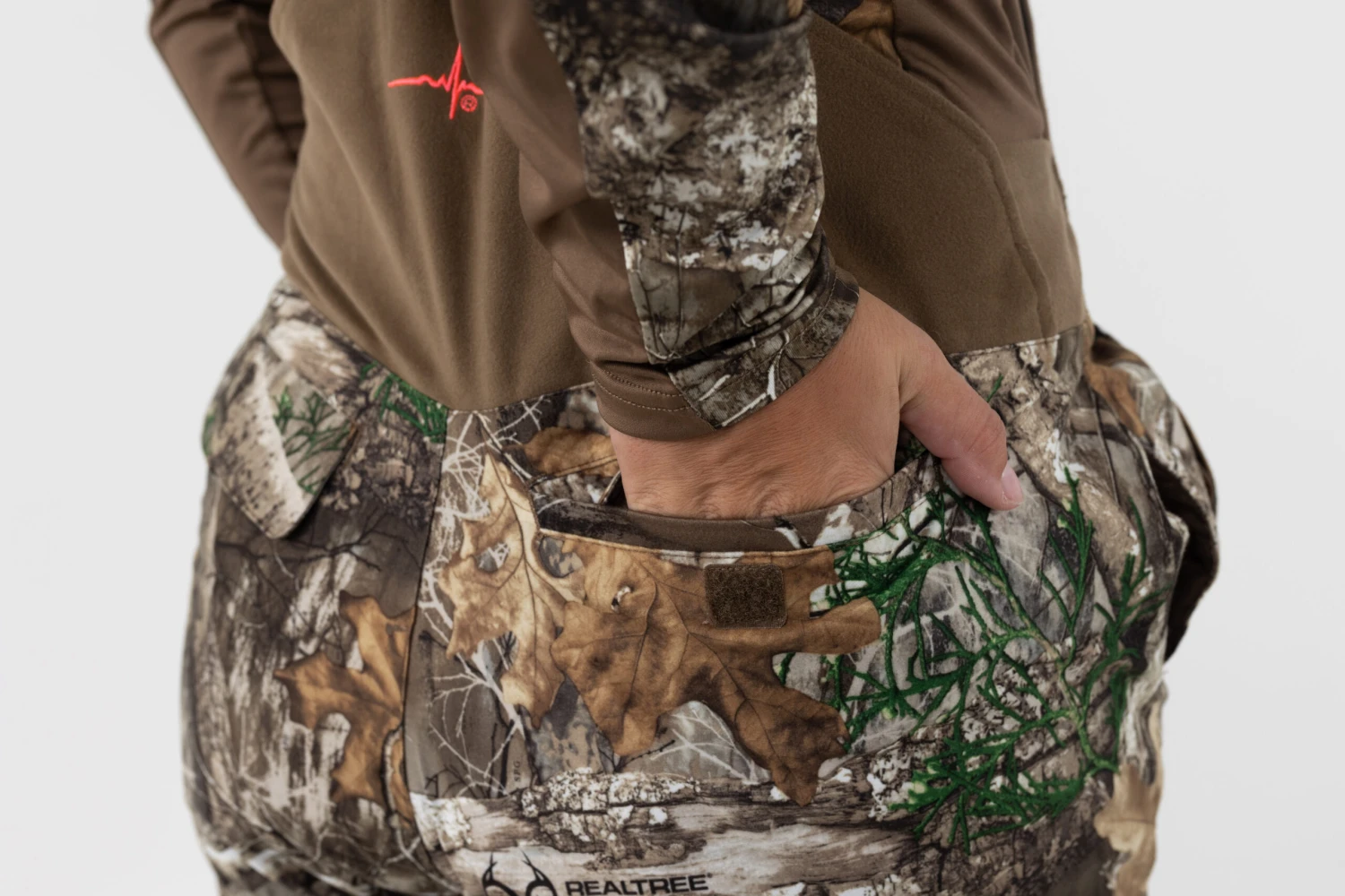 Women's Realtree Camo Cedar Branch Insulated Waterproof Bibs | EDGE 10 Women's Realtree Camo Cedar Branch Insulated Waterproof Bibs | EDGE - Image 8