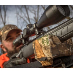 Realtree Camo Gun Rest | EDGE -Hunting camouflage Realtree Edge Camo Gun Rest Hunter on stand 78984.1616791229