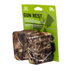 Realtree Camo Gun Rest | EDGE -Hunting camouflage Realtree Edge Camo Gun Rest package side 38779.1616791229