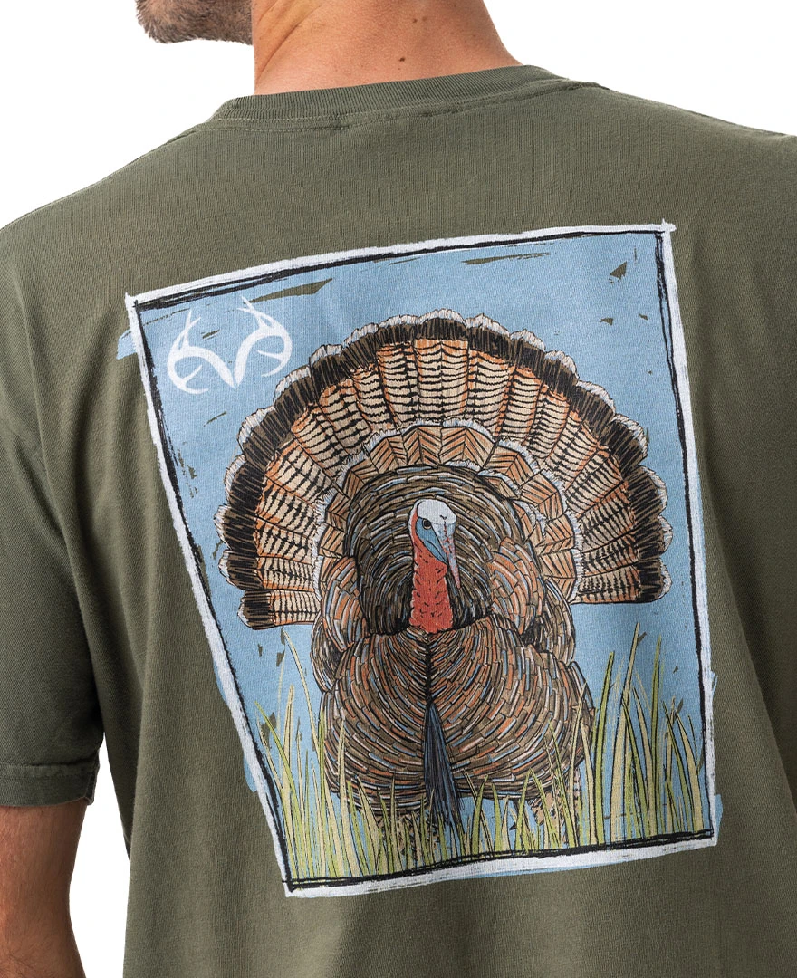 Realtree Comfort Colors Turkey Men's Green Shirt 7 Realtree Comfort Colors Turkey Men's Green Shirt - Image 5