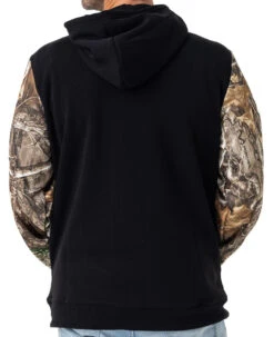 Realtree Men's Waffle House Fleece Hoodie -Hunting camouflage WH500 BK BACK 42447.1684272192