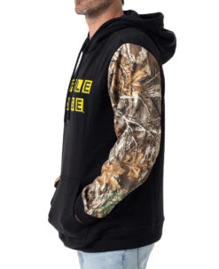 Realtree Men's Waffle House Fleece Hoodie -Hunting camouflage WH500 BK SIDE 49632.1684272192