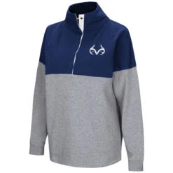 Realtree Women's 1/2 Snap Fleece Pullover -Hunting camouflage Womens 1 2 Snap Fleece Pullover 18726.1561493972