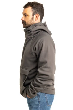 Realtree Men's Gray Pullover Hoodie With Vented Face Mask -Hunting camouflage detail7 62692.1693491142